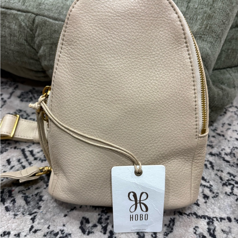 HOBO Tan Leather Backpack